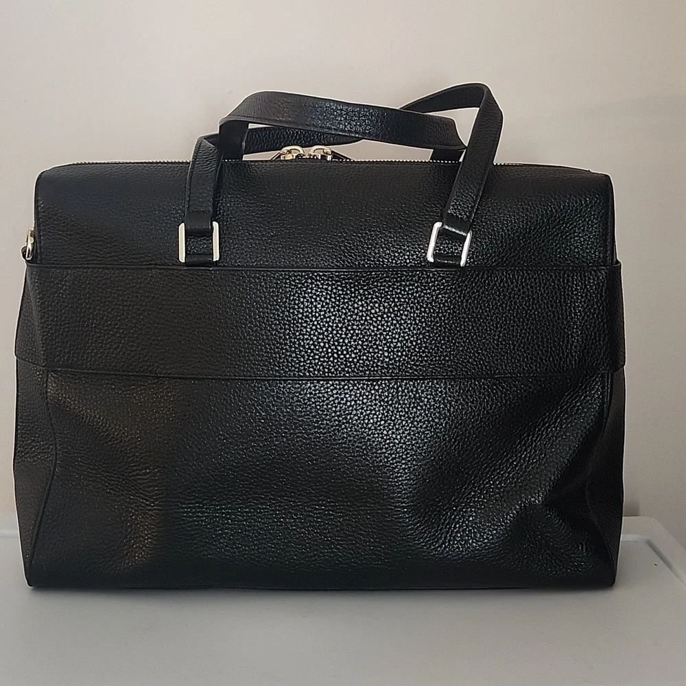 Henri Bendel Messenger/Computer Bag w/HB Wristlet